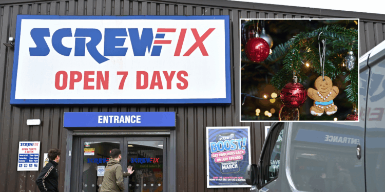Major DIY chain accused of 'Scrooge' ban on workers putting up Christmas decorations