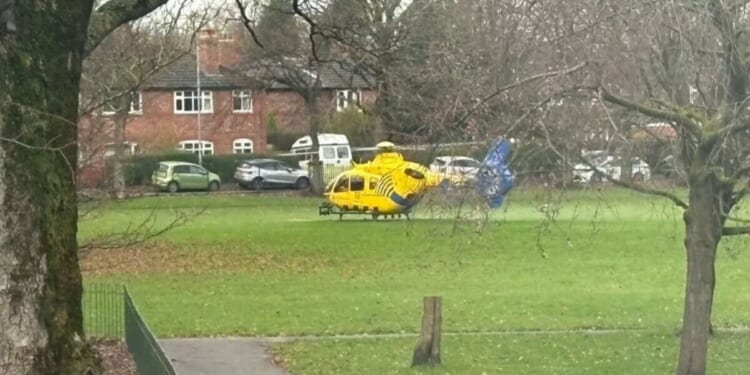 Man stabbed near school with police and air ambulance at scene | UK | News