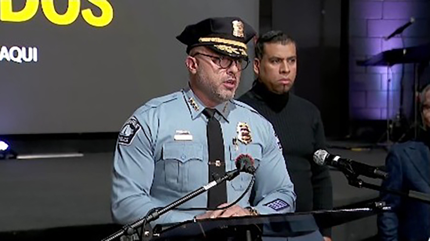 Minneapolis Police Chief Brian O'Hara appealed to the Nativity story to criticize ICE raids in Minneapolis, Minnesota.