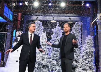 Prince Harry Booed After Trump Quip During Awkward Appearance On Colbert