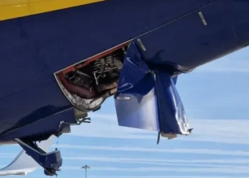 Ryanair plane crashes into fence at London Stansted Airport while trug driver was coaching trainee