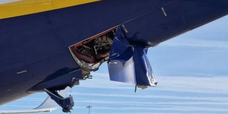 Ryanair plane crashes into fence at London Stansted Airport while trug driver was coaching trainee