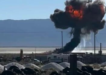 San Bernardino plane crash LIVE: Fighter jet crashes into huge fireball | World | News