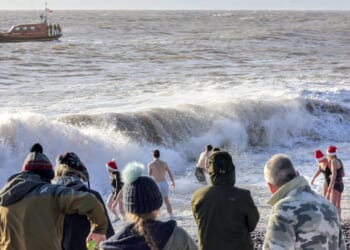 Searches called off after two men missing during Christmas swim presum | UK | News