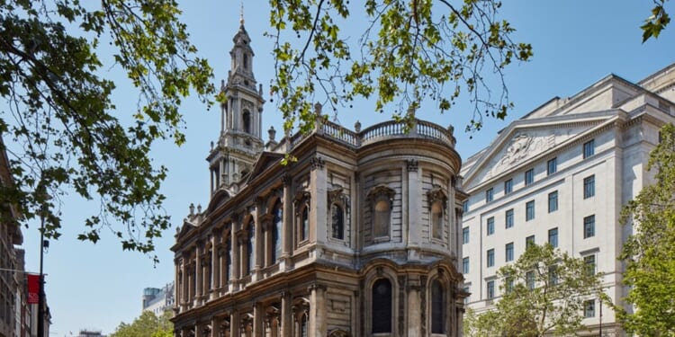 St Mary-le-Strand, London, to receive £4.6 million from National Lottery Heritage Fund