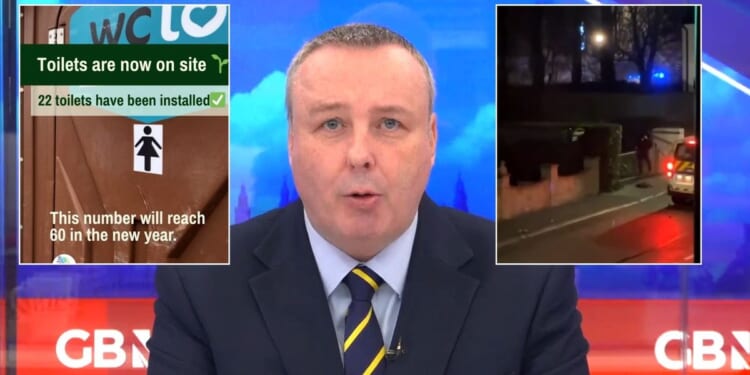 'Tear gas in the streets, luxury showers in camps!'