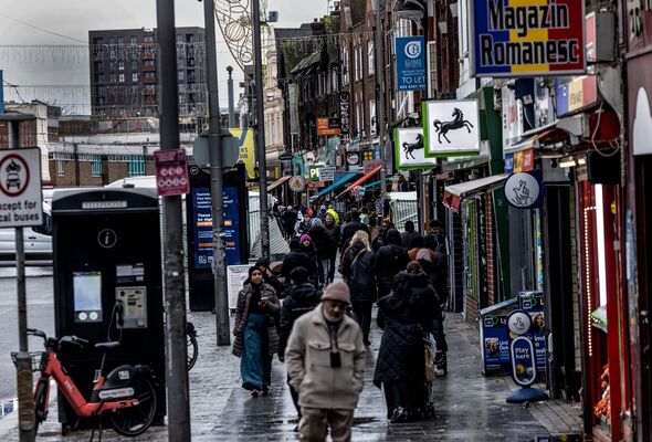 Barking high street in East London Barking high street in East London