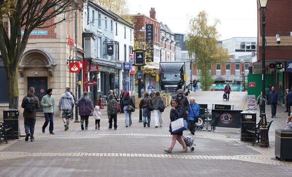 Nuneaton high street Nuneaton high street