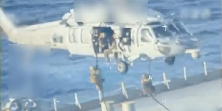 Trump Admin Drops Video Showing U.S. Forces Swarming Oil Tanker Off Venezuelan Coast