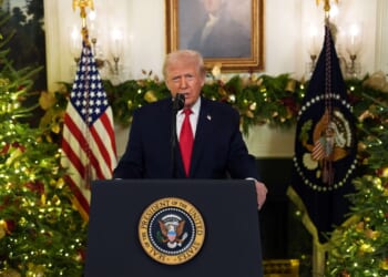 Trump delivers pointless 18-minute address to the nation