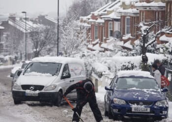 UK snow maps show 3-day barrage hitting 10 counties with -6C freeze - full list | Weather | News