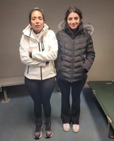 Mahan and Mozhan Motahari, two Iranian sisters who were detained by United States immigration officials while in Puerto Rico.