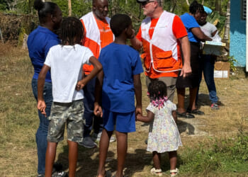 World Vision gives toys to children in hurricane-ravaged Jamaica