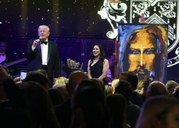 Trump auctions off Jesus painting for $2.75M during NYE party