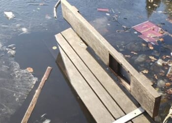 Holocaust survivor's bench 'smashed and dumped in frozen lake in antisemitic hate crime'