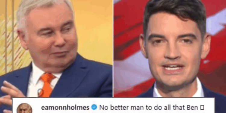 Eamonn Holmes sends heartfelt message of support as GB News co-star announces exciting career news