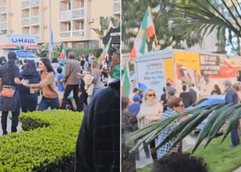 'Multiple people injured' after lorry drives through crowd of Iran protesters