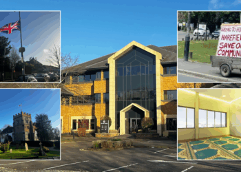 London's 'last town' locals band together to resist massive Islamic centre development