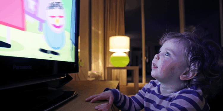 Britain's toddlers spend two hours every day watching screens
