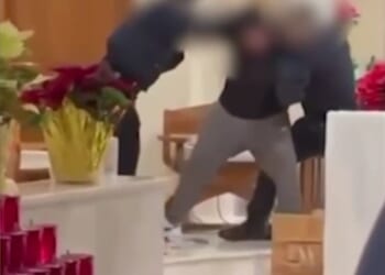 Man violently disrupts NYC church service, storms altar