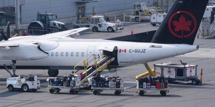 Air Canada flight horror as jet heads towards runway with baggage handler TRAPPED in hold