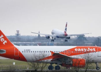 EasyJet flight evacuated after plane damaged just moments before take-off