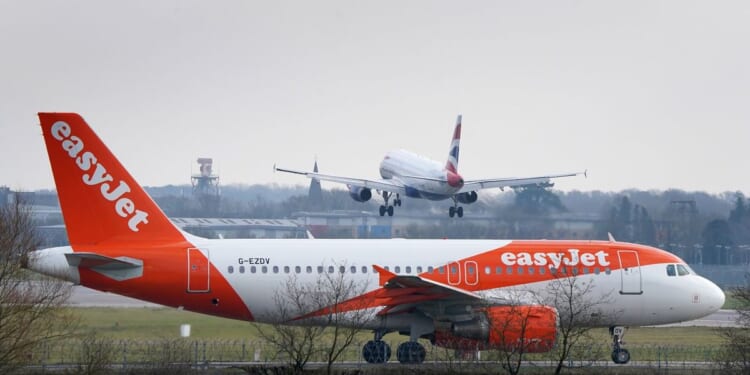 EasyJet flight evacuated after plane damaged just moments before take-off