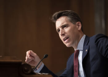 Josh Hawley grills expert Democrat witness about pregnant men