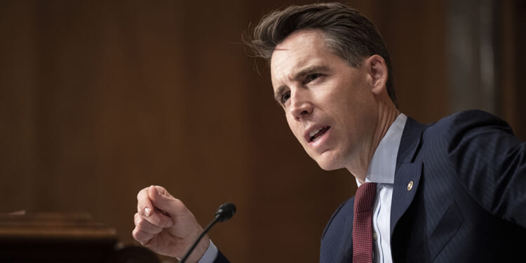 Josh Hawley grills expert Democrat witness about pregnant men