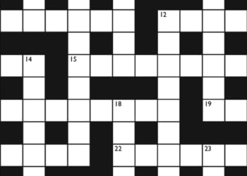 Crossword No. 1755