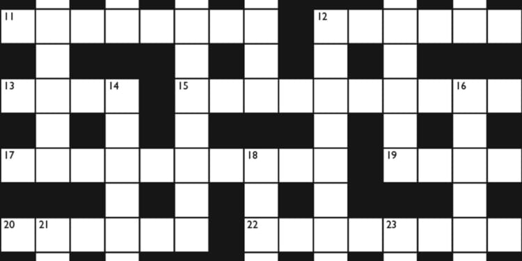 Crossword No. 1755