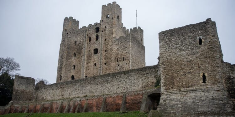 Man falls from historic British castle before being rushed to hospital with multiple injuries