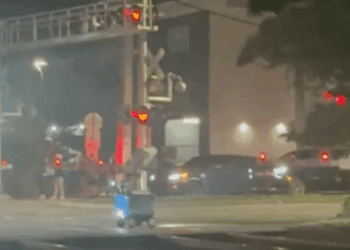 Uber Eats delivery robot smashed to pieces after being hit by commuter train travelling at full speed