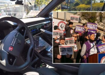 Self-driving car trials could prompt protests across UK despite being 'safer than a human driver'