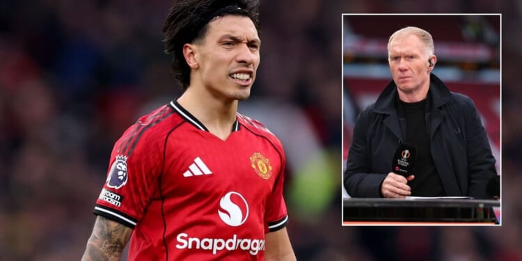 Lisandro Martinez calls out Paul Scholes and tells club legend to 'come to my house' after Man City win