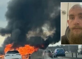 Heroic man speaks to GB News after rescuing baby from burning car seconds before it exploded