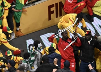 Police arrest 19 football fans over acts of 'hooliganism' after violent clash erupted