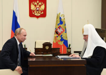 Former archbishop of Canterbury accuses Putin of 'heresy'