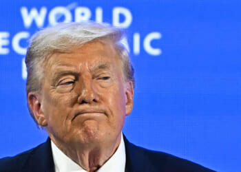 Trump talks economic strength, Greenland during WEF speech