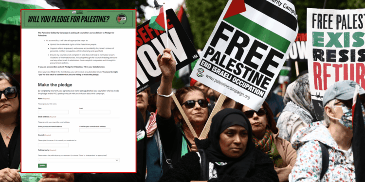 Palestine activists hound EVERY councillor in Britain in campaign of 'intimidation'