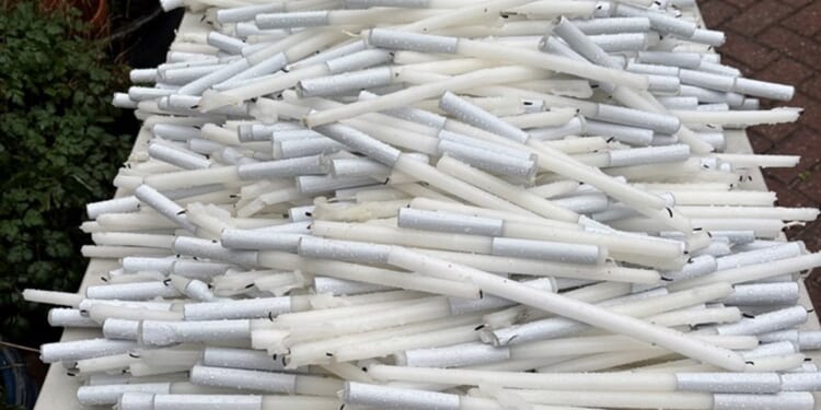 Worshipper upcycles discarded church candles to help the environment