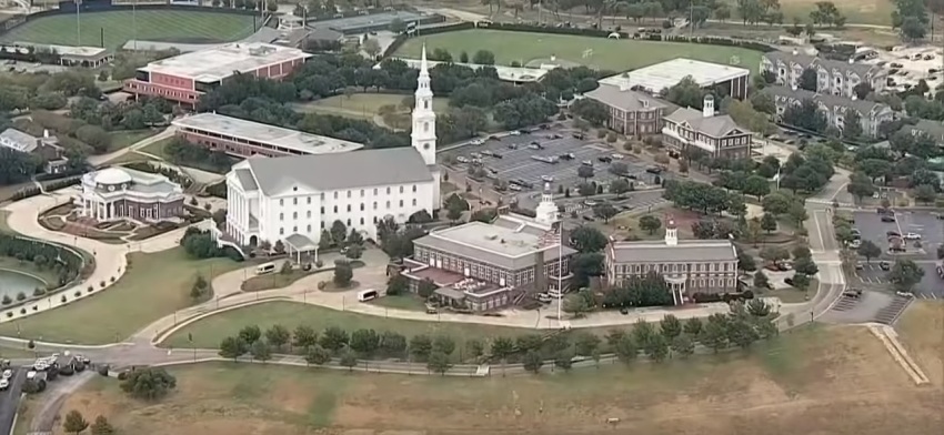 The campus of Dallas Baptist University.