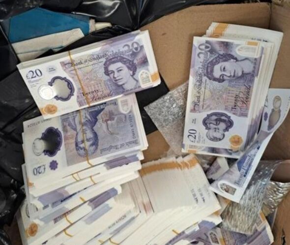 Counterfeit cash recovered by West Mercia Police earlier in January Counterfeit cash recovered by West Mercia Police earlier in January