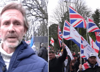 Resident lashes out at Labour after first migrants moved into army camp