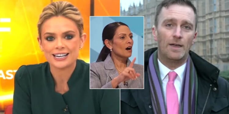 Reform UK: Ellie Costello challenges Tory MP on Priti Patel comparing Nigel Farage's party to Nazis: 'Is this acceptable language?!'
