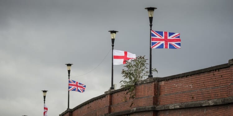 Council blames wet weather for removing Union Jack flags hung by patriotic Britons