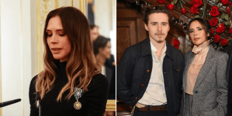 Victoria Beckham pays cryptic tribute to 'family' amid eldest son Brooklyn feud as singer receives career honour
