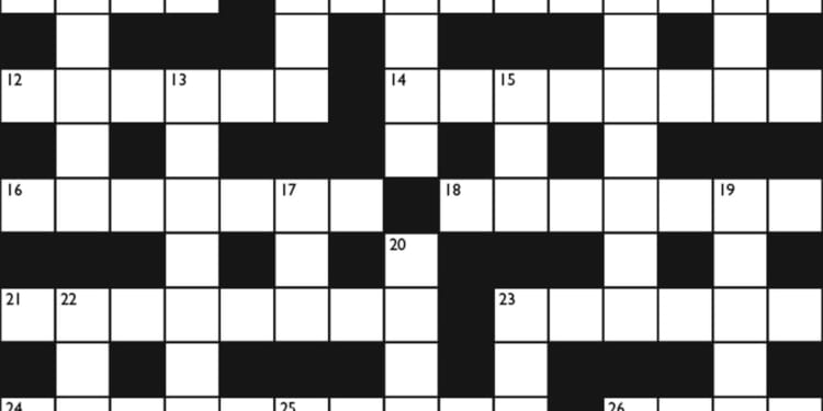 Crossword No. 1757
