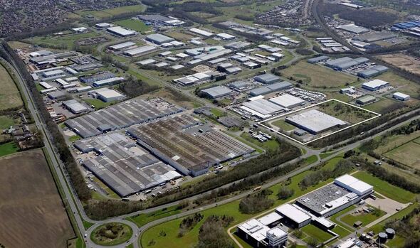 Complex of North East construction firm Merit, seen from above Complex of North East construction firm Merit, seen from above