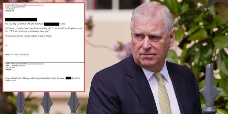 Andrew Mountbatten-Windsor emailed Jeffrey Epstein about 'beautiful girl' and invited him to Buckingham Palace